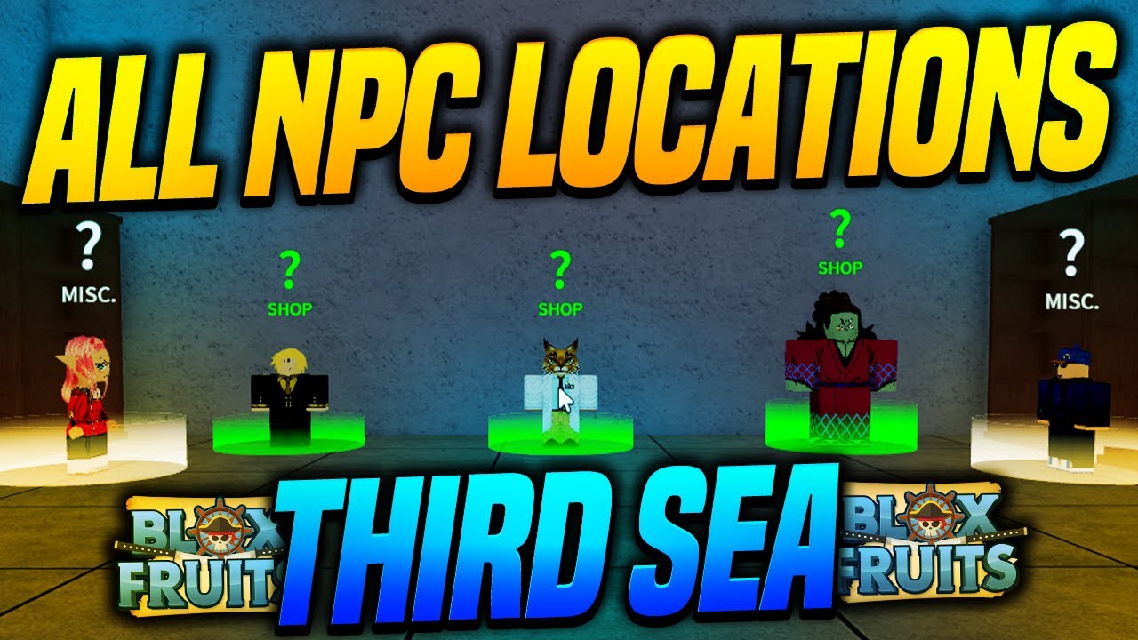 Roblox Blox Fruits map: All areas, NPCs & how to find them