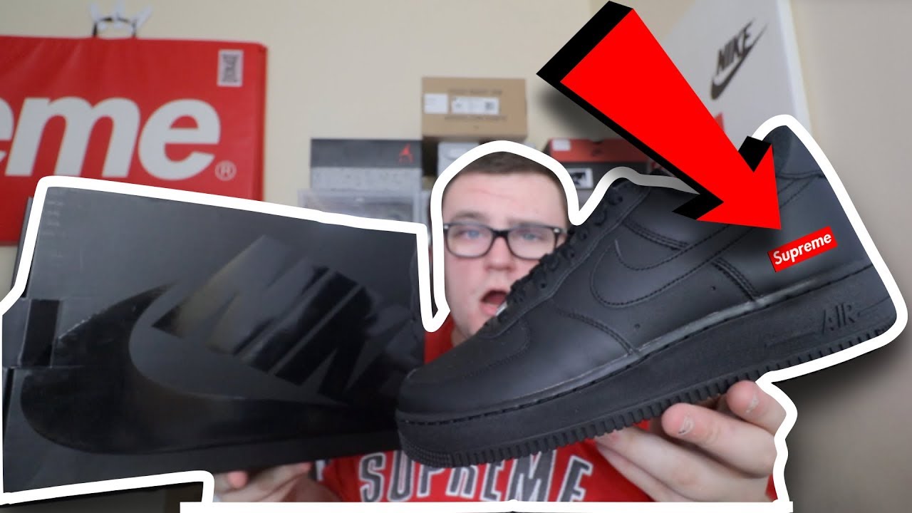 SUPREME X AIR FORCE 1 LOW SP 'WHEAT' + BROWN BOX LOGO BEANIE PICKUP/SNEAKER  UNBOXING 