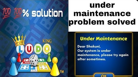 Ludo king not working " under maintenance" problem|| solved 100% ||COUNTRY UNIVERSE
