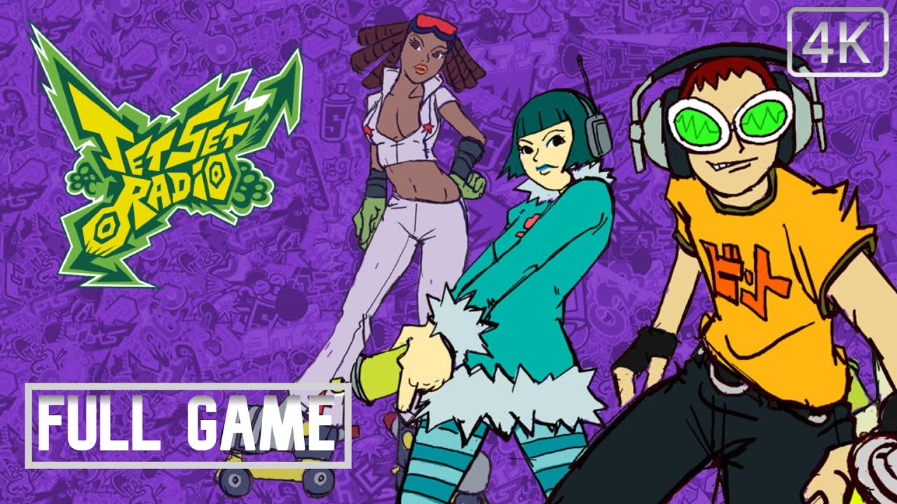 JET SET RADIO Full Game Walkthrough - No Commentary [4K] - YouTube