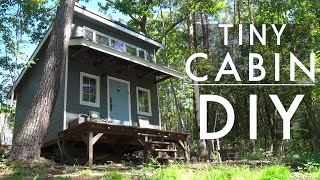 [Hut DIY] Self-built hut in the forest | start to finish | time lapse in 15 minutes