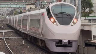 【特急ときわ53号勝田行き】E657系カツK12編成が北千住駅1番線を通過(53M)2026.8.13