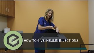 How to Give Insulin Injections