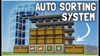 Minecraft EASY Automatic Sorting System - 1.20+ Tutorial