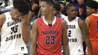 Shareef O'Neal \& Ira Lee VS Marvin Bagley \& Cody Riley! RKO SAVAGE Crowd! Crossroads V Sierra Canyon