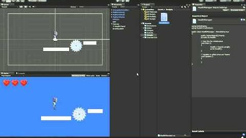Unity 5 - Platform Game (Part 06) - Creating a HealthManager Script