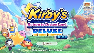 Kirbys Return to Dreamland Deluxe - Demo walkthrough