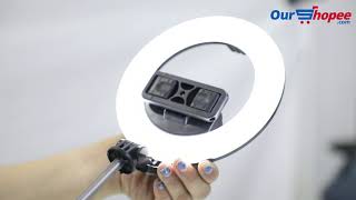 L07 Portable 16cm LED Ring Light Bluetooth Selfie Stick Tripod screenshot 3