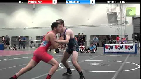 Men 160 - Patrick Paz vs. Mark Allan