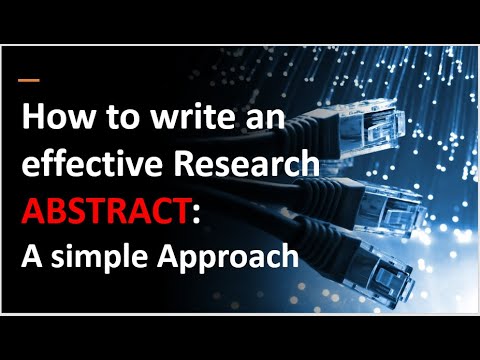 abstract in business research