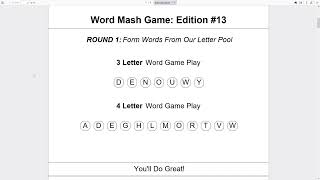 2022-11-17 - Word Mash Game screenshot 3