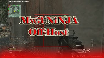 Mw3 | Tu23 | NiNJA Off-Host Menu | Insane Aimbot!