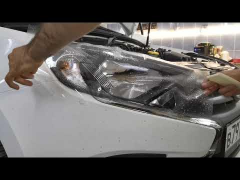 Как снять пленку броню с фар
