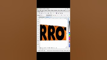 Masking Text with Object Technique in CorelDraw X7