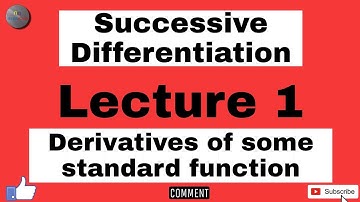 # 1 SUCCESSIVE DIFFERENTIATION (ENGINEERING MATHEMATICS-1)