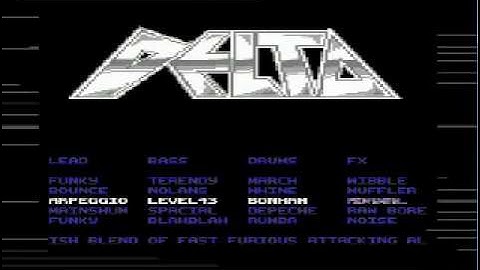 C64 DELTA LOADER & INTRO MUSIC