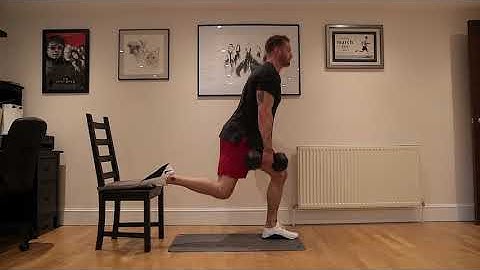 Bulgarian Split Squat, Offset Load