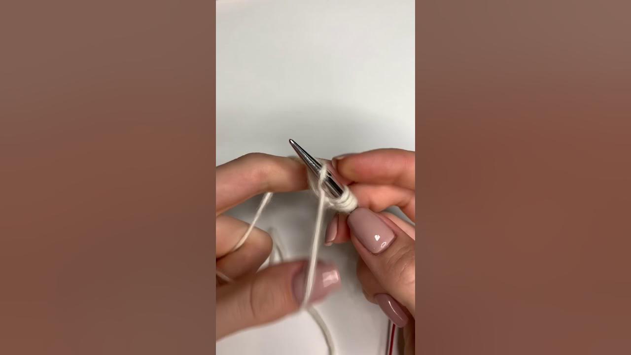 Шнур спицами - YouTube