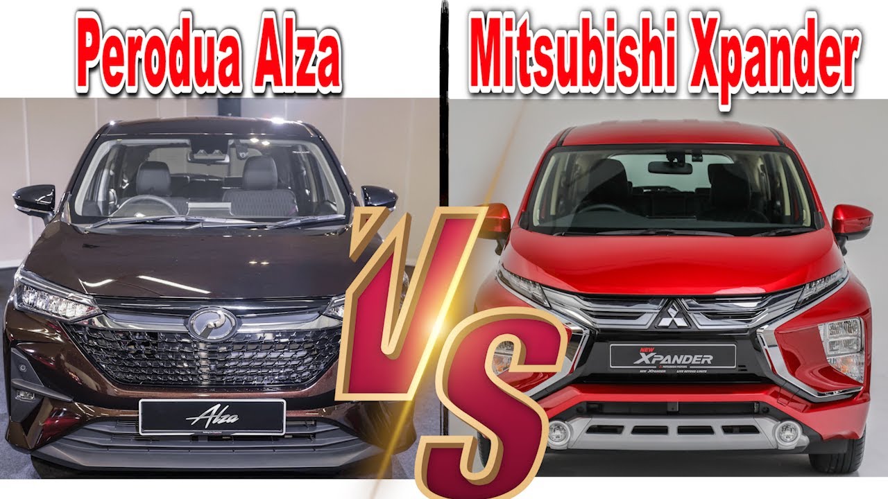 2022 Perodua Alza vs Mitsubishi Xpander  YouTube