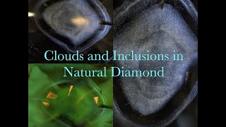 Strange Inclusions & Clouds in Natural Diamond #gemology #gemstones #viral #Diamond #Ruby #Sapphire