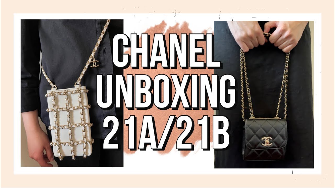 ANOTHA ONE! Chanel mini trendy cc clutch with chain unboxing. 