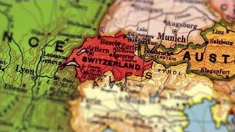 Switzerland On World Map | Stock Footage - Videohive