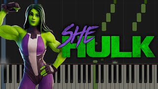She-Hulk Theme - Marvel vs Capcom | Piano Tutorial