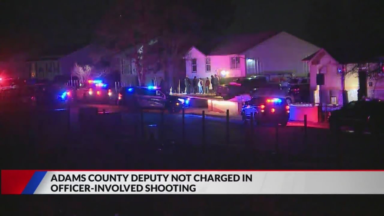 Adams County deputy not charged in shooting of man - YouTube