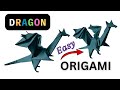 How to Create a DIY Paper Dragon That Can Fly | Simple Origami Dragon Craft #dragon