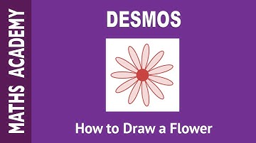 How to draw a flower in DESMOS