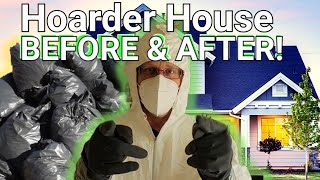 Best Hoarder House EVER,  Before & AFTER! ~ WE FILLED 6 DUMPSTERS!! ~~ What's in the ATTIC??