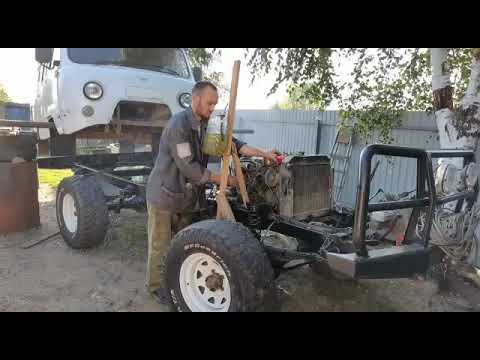 Первый запуск QD32 Японского сердца на буханке