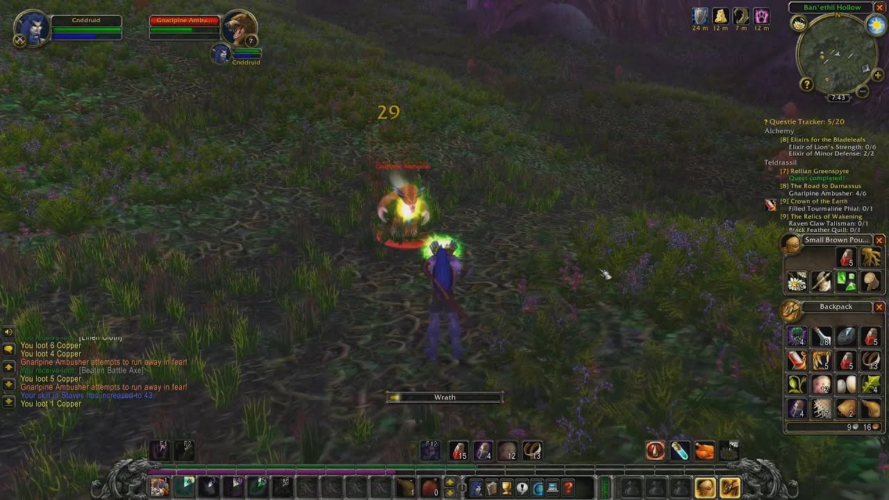 World of Warcraft Classic - Night Elf Druid #6 - YouTube