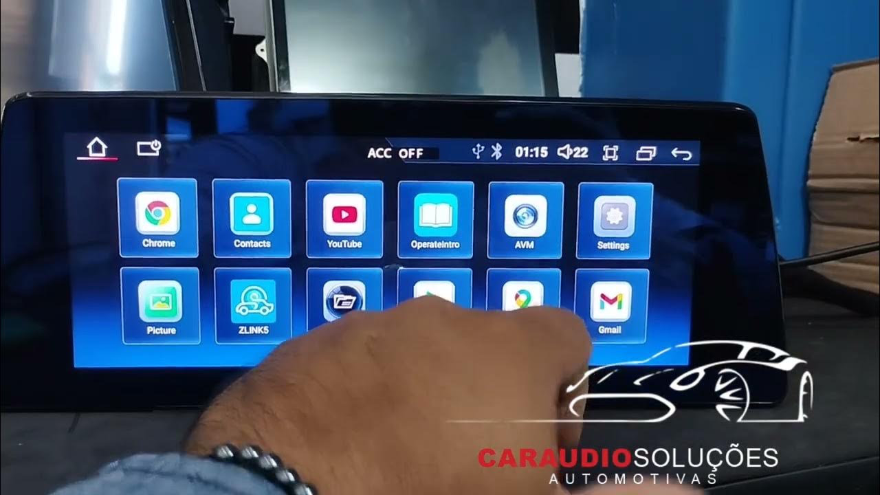 Central multimídia Android BMW série 3 X1 X3 X4 X5 YouTube