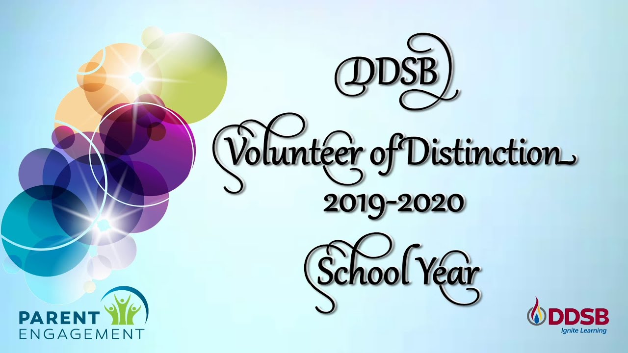 Volunteer of Distinction Celebration - Volunteer of Distinction Celebration
