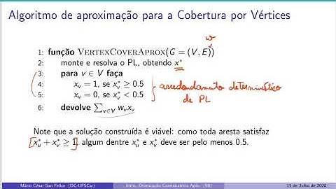 s8v07 Algoritmos de Aproximação: Cobertura por Vértices (IOCA)