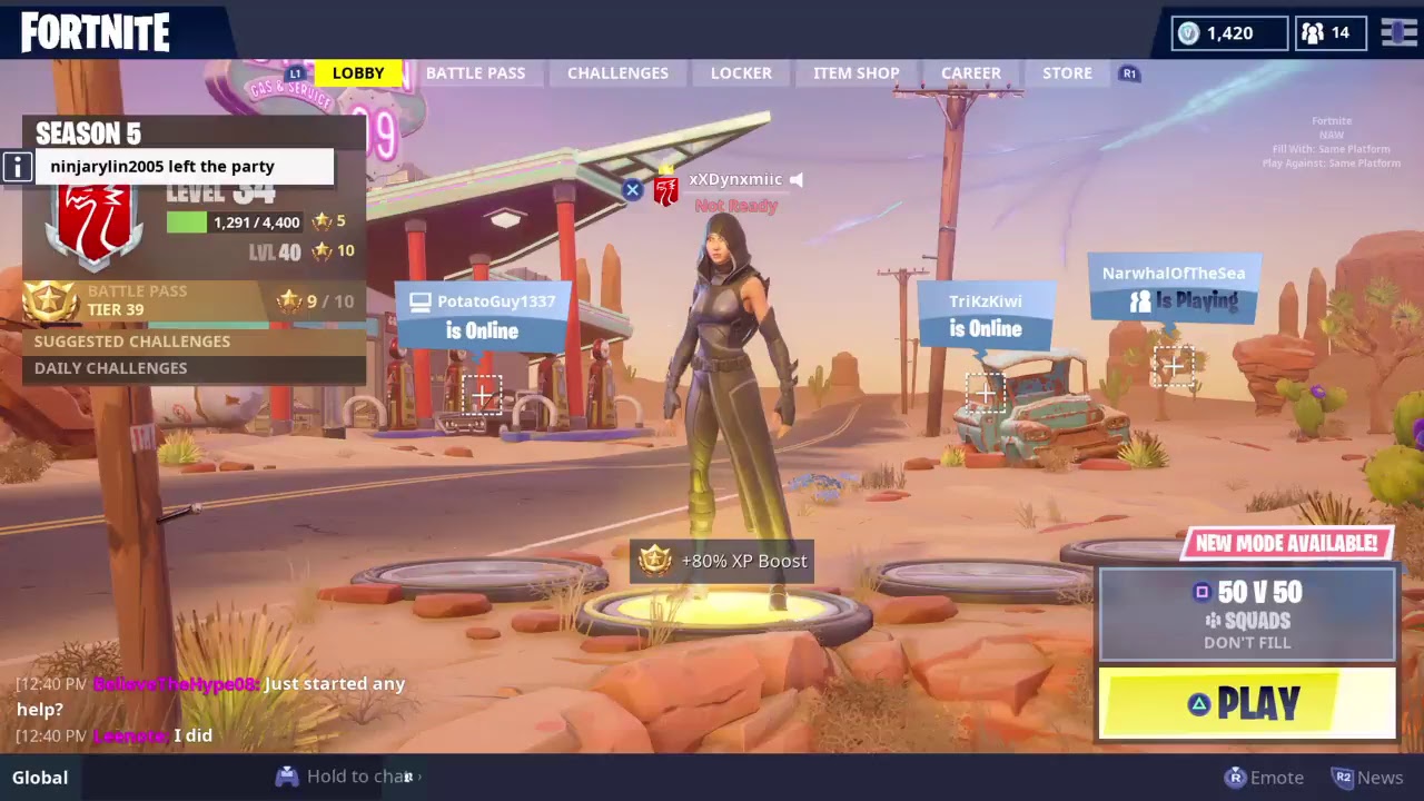 PS4 Fortnite Solo Showdown v2