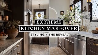 EXTREME KITCHEN MAKEOVER ✨ Styling Tips & Hacks + Reveal!
