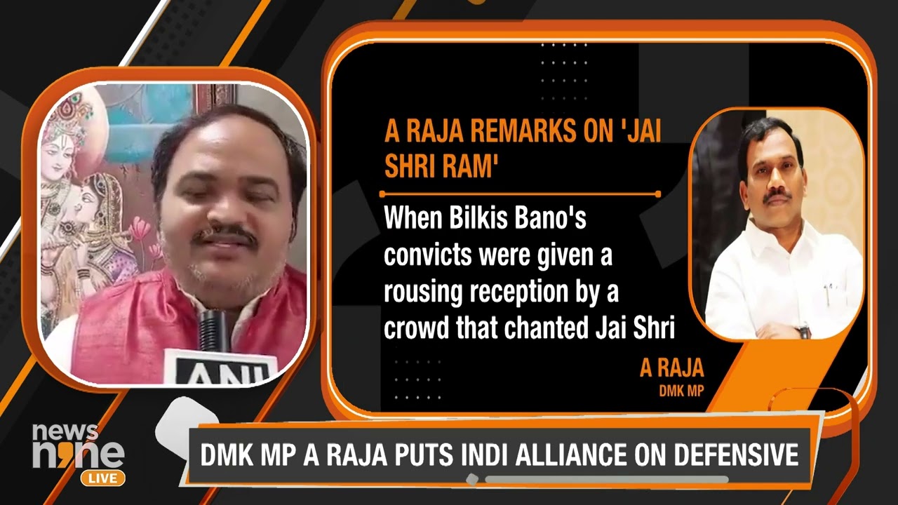 A RAJA'S 'JAI SHRI RAM' REMARK SPARKS ROW | News9 