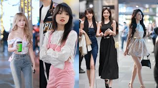 Mejores Street Fashion  China | Beautiful Girl  |   Hottest Chinese Girls Street Fashion