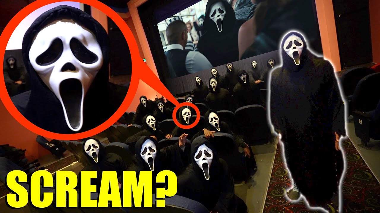 if you ever see SCREAM 6 at the Movie Theaters RUN! (We found GhostFace) 