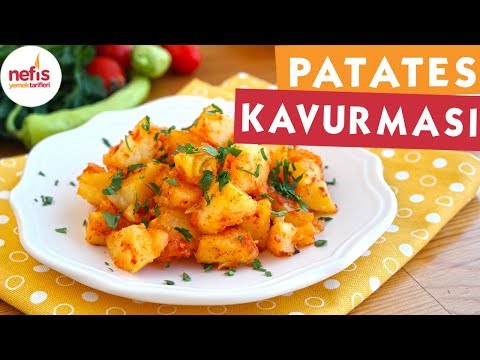 Kolay Patates Kavurması Tarifi - Soslu Patates - Nefis Yemek Tarifleri