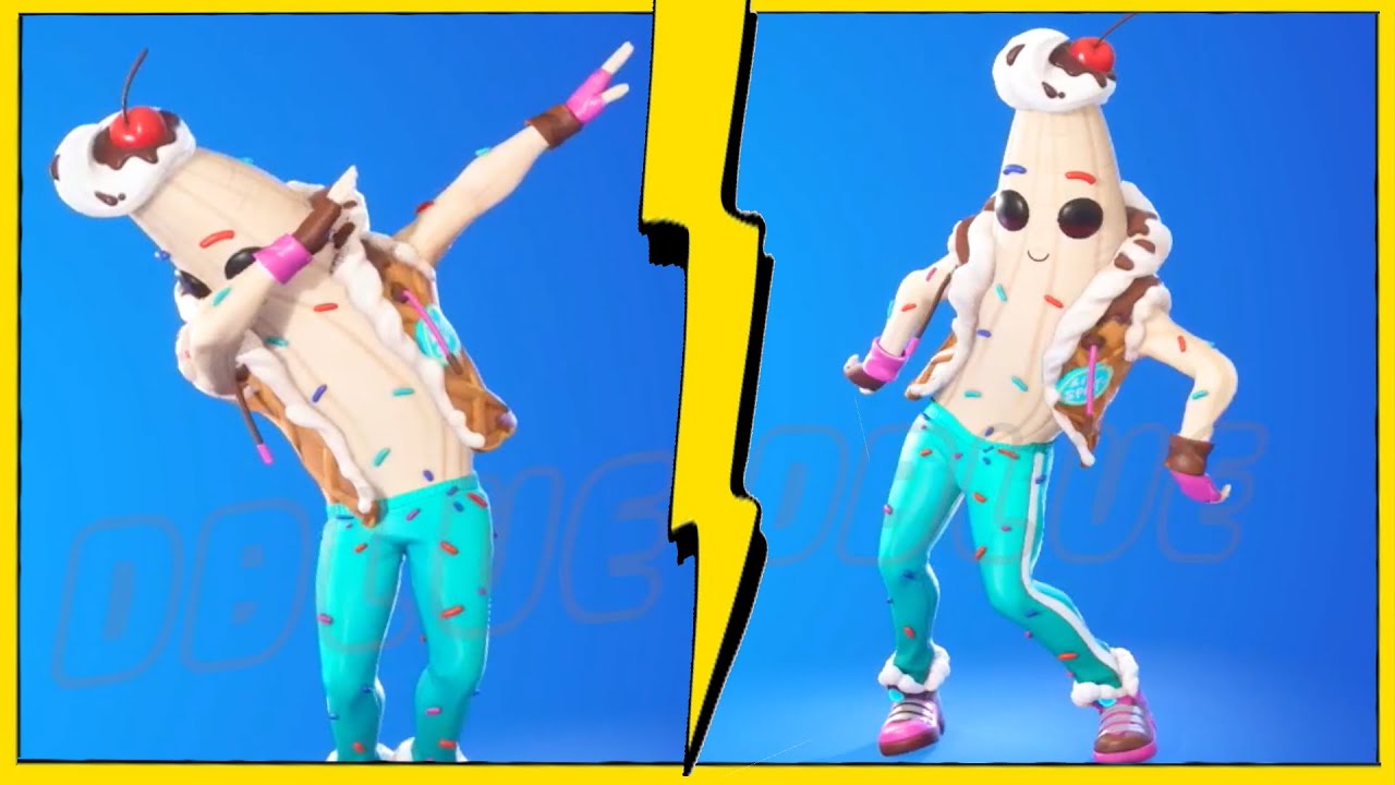 FORTNITE LIL SPLIT with All Emotes and Dances Ever Made!
