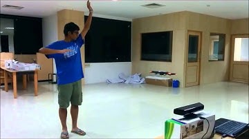 Gesture Controlled Quadrotor using Kinect Camera on ROS