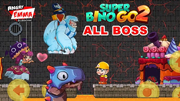 Super Bino Go 2 - ALL BOSSes (Levels 10,20,30,40,50,60,70,80,90,100,110) Gameplay 2023
