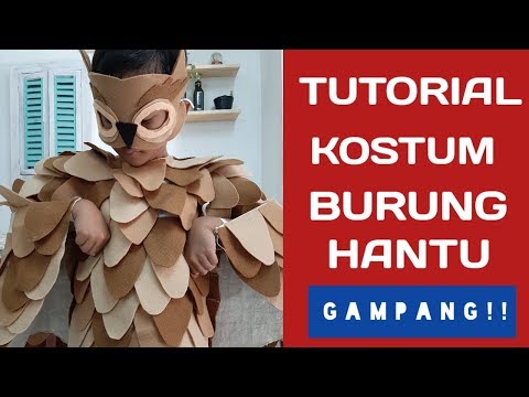 Video: Cara Membuat Kostum Burung Hantu Dengan Tangan Anda Sendiri