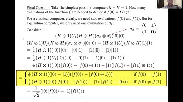 Intro to Quantum Computation Part 2 Han Huang