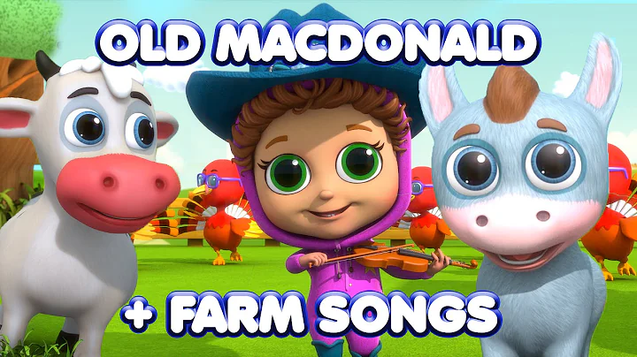 Old MacDonald + Farm Animal Songs | Nursery Rhymes...