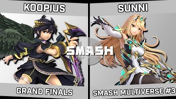 Smash Multiverse #3 - GRAND FINALS - Koopius (Dark Pit) vs Sunni (Captain Falcon/Pyra Mythra)