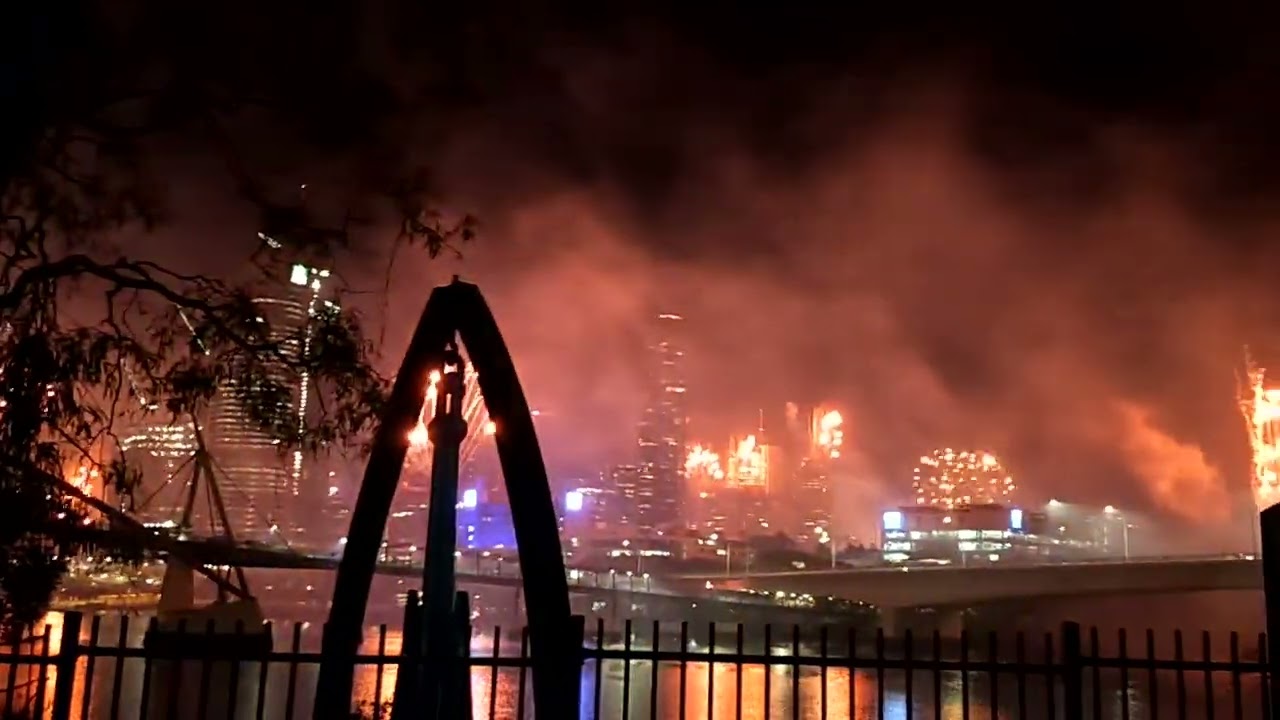 Brisbane Riverfire 2023. Whole display.